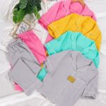 بيجامة زراير قطن نص كم موديل 6026