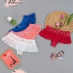 اندر نسائي دانتيل بكشكش موديل3002