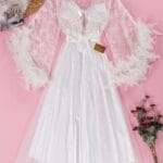 طقم حبلك طويل جبير و ريش موديل 8570