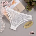 اندر دانتيل أبيض فاخر موديل 3044