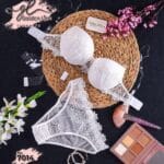 طقم برا ابيض جبير موديل 7014