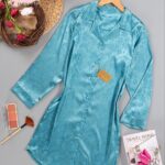 روب ساتان قصير موديل 4602